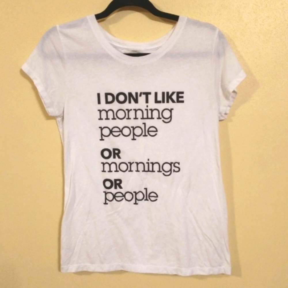 Hate Mornings Tee